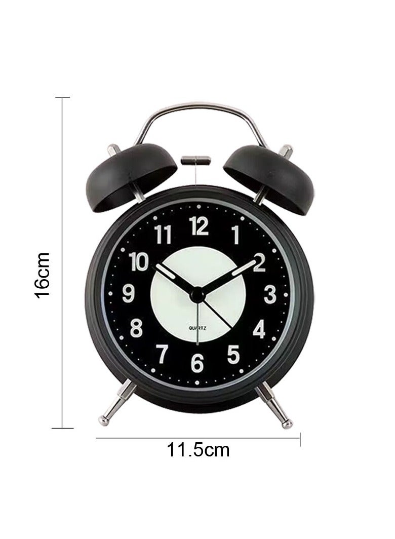Twin Bell Alarm Clock Analog Luminous Alarm Clock or Bedroom Home or Office  - Image 3