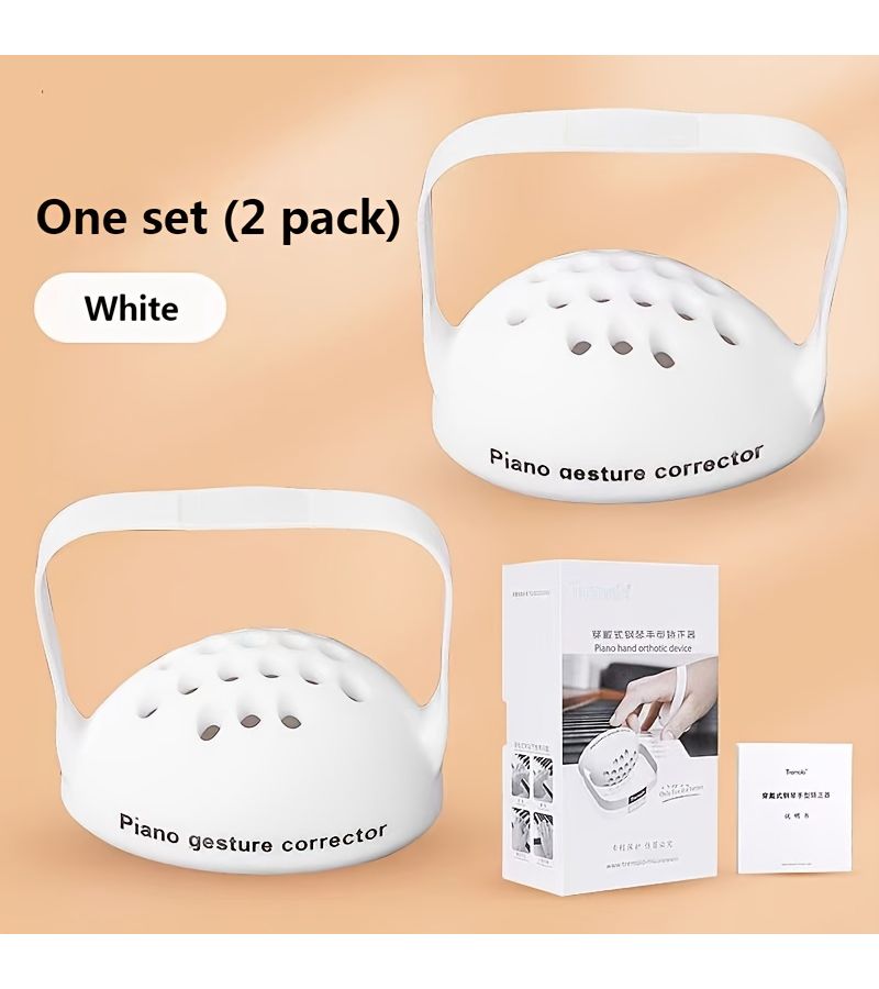 Silicon Piano Finger Strength Trainer Gradient Blue Hand Posture Corrector Prevent Bending - Image 5