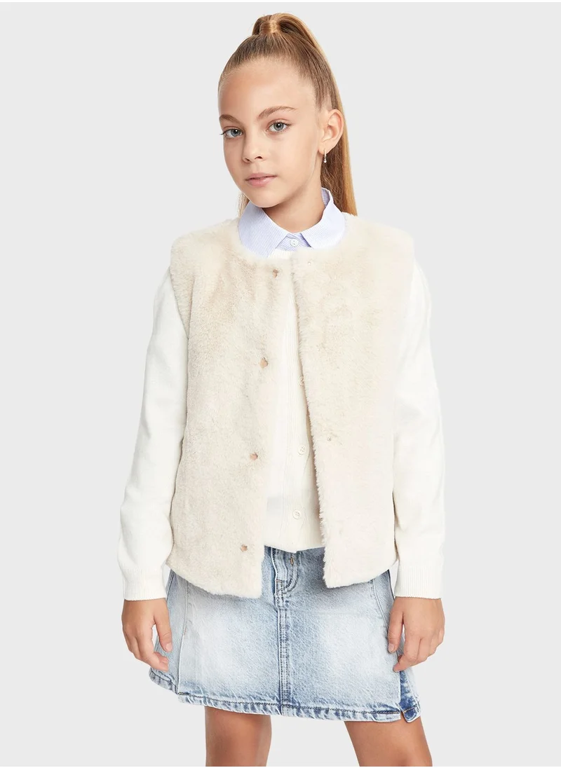 ديفاكتو Kids Essential Vest Jacket