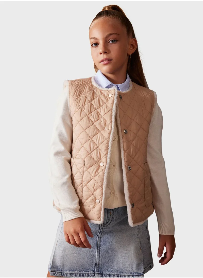 ديفاكتو Kids Essential Vest Jacket