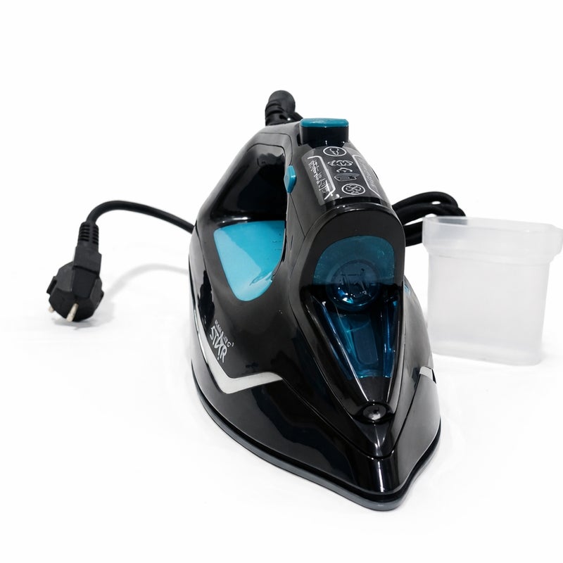 Winning Star Steam Iron 2500W ST-6153 ,Ceramic Soleplate with LED Display & Smart Temperature Control - A1-583 - Image 5