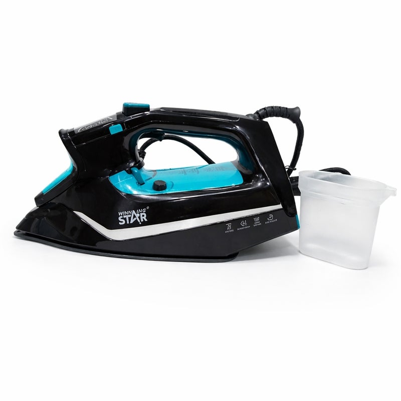 Winning Star Steam Iron 2500W ST-6153 ,Ceramic Soleplate with LED Display & Smart Temperature Control - A1-583 - Image 4
