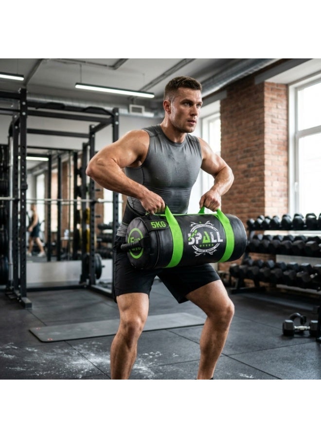 SPALL Power Bag Weighted Training Sandbag for Strength & Functional Fitness Workout, Heavy Duty Fitness Bag for Cross Training, Home Gym, Core & Conditioning, 5KG 10KG 15KG 20KG - Image 3