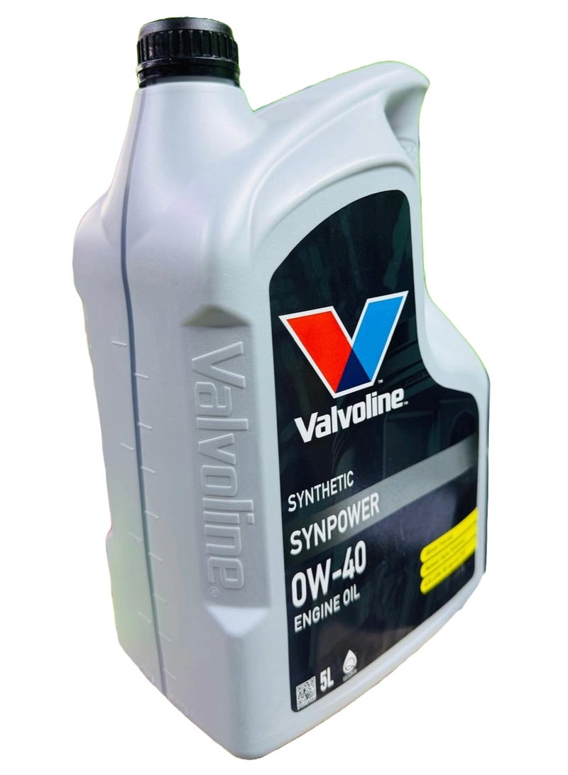Valvoline 0W40 Synpower Synthetic Engine Oil 5Ltr (Made in EU) - Image 4