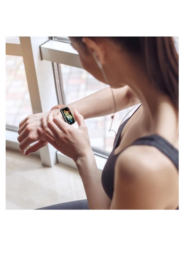 Generic Braided Watch Band Compatible with Xiaomi Mi band 8/9, Stretchy Nylon Strap, Stylish and Comfortable Design, Perfect for Sports and Daily Use.  - Image 2