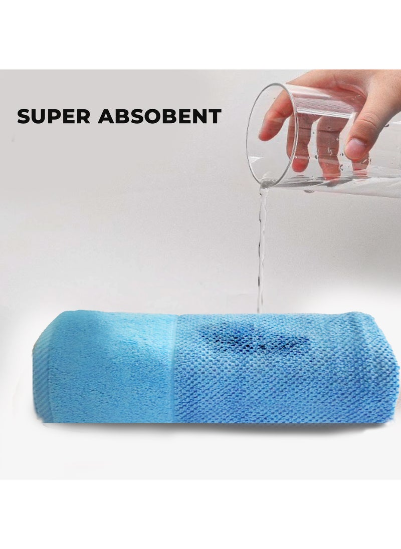 Algrave Bath Towel 100% Premium Cotton Bath Towel (75 x 145 cm)  Fade-resistant Long-lasting Bath Towel Gives Touch & Comfort