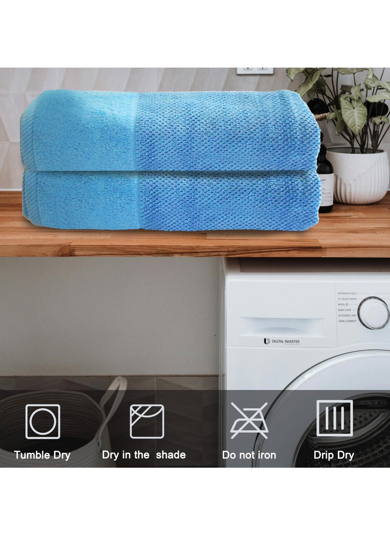 Algrave Bath Towel 100% Premium Cotton Bath Towel (75 x 145 cm)  Fade-resistant Long-lasting Bath Towel Gives Touch & Comfort