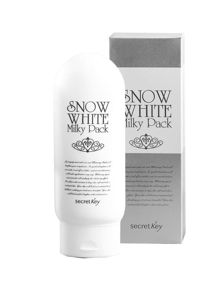 Secret Key Snow White Milky Pack 200g Whitening Cream for Face and Body - Image 4