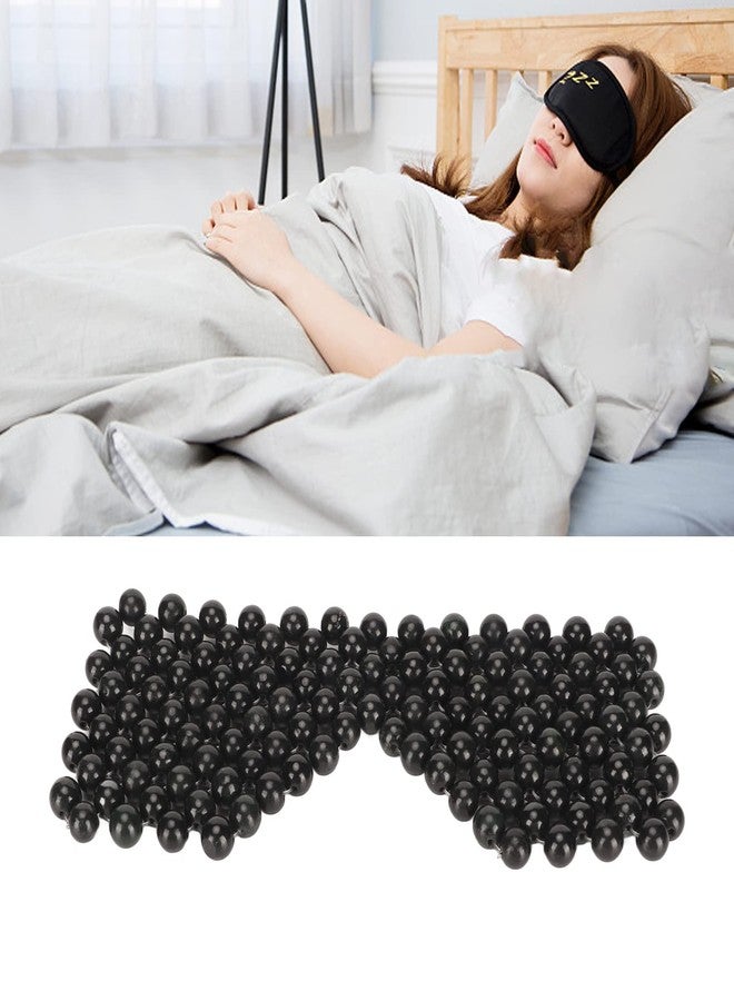 Semme Round Stone Eye Mask,Jade Eye Mask Stone Eye Mask Hot or Cold Using Jade Mask for Dry Eyes Cooling and Relieving, Facial Eyes Sleeping Mask Relief Eye Cover for Women Men - Image 4
