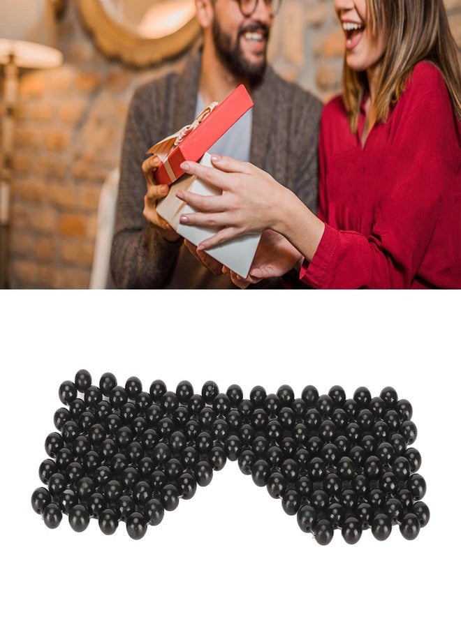 Semme Round Stone Eye Mask,Jade Eye Mask Stone Eye Mask Hot or Cold Using Jade Mask for Dry Eyes Cooling and Relieving, Facial Eyes Sleeping Mask Relief Eye Cover for Women Men - Image 5