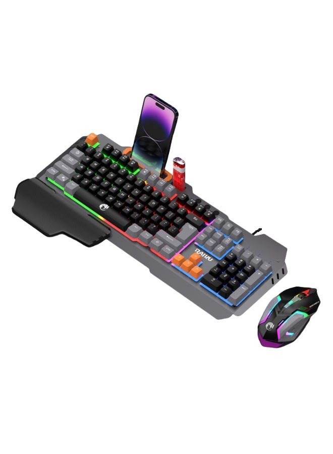 EBMINI New Wired Keyboard And Mouse Office Esports Set