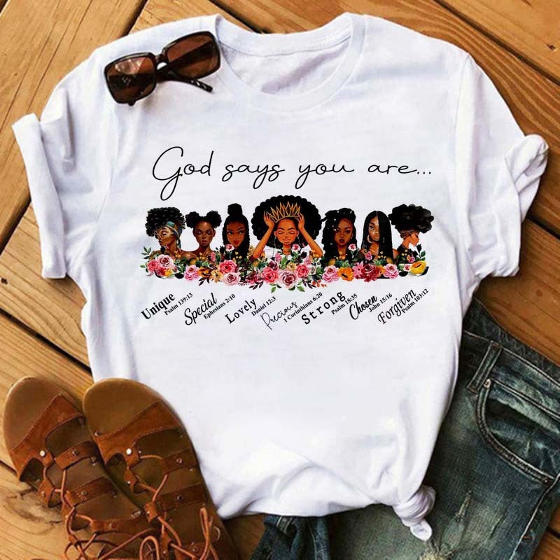 Wish Cat Printed T-Shirt for Broken Clothes Plus Size Short-Sleeved Loose Women 2Temu - Image 1
