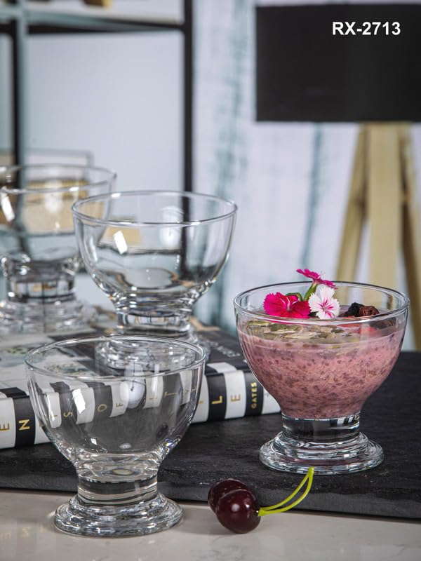 ROXX Glass Splenda Footed Bowl Set of 6pcs - Image 5