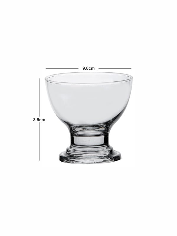 ROXX Glass Splenda Footed Bowl Set of 6pcs - Image 3