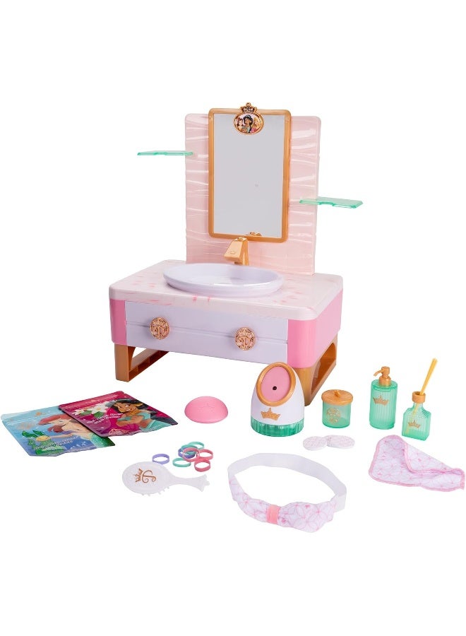 Disney Princess Style Deluxe Day Spa Batter Operated | Beauty Accessories | Pretend Play Dress Up | Role Play | Fashion Dress Up | Beauty Playset | Gift for Girls - Image 1