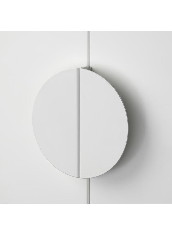 زبون مقبض، أبيض/نصف دائري، 130 مم - Image 3