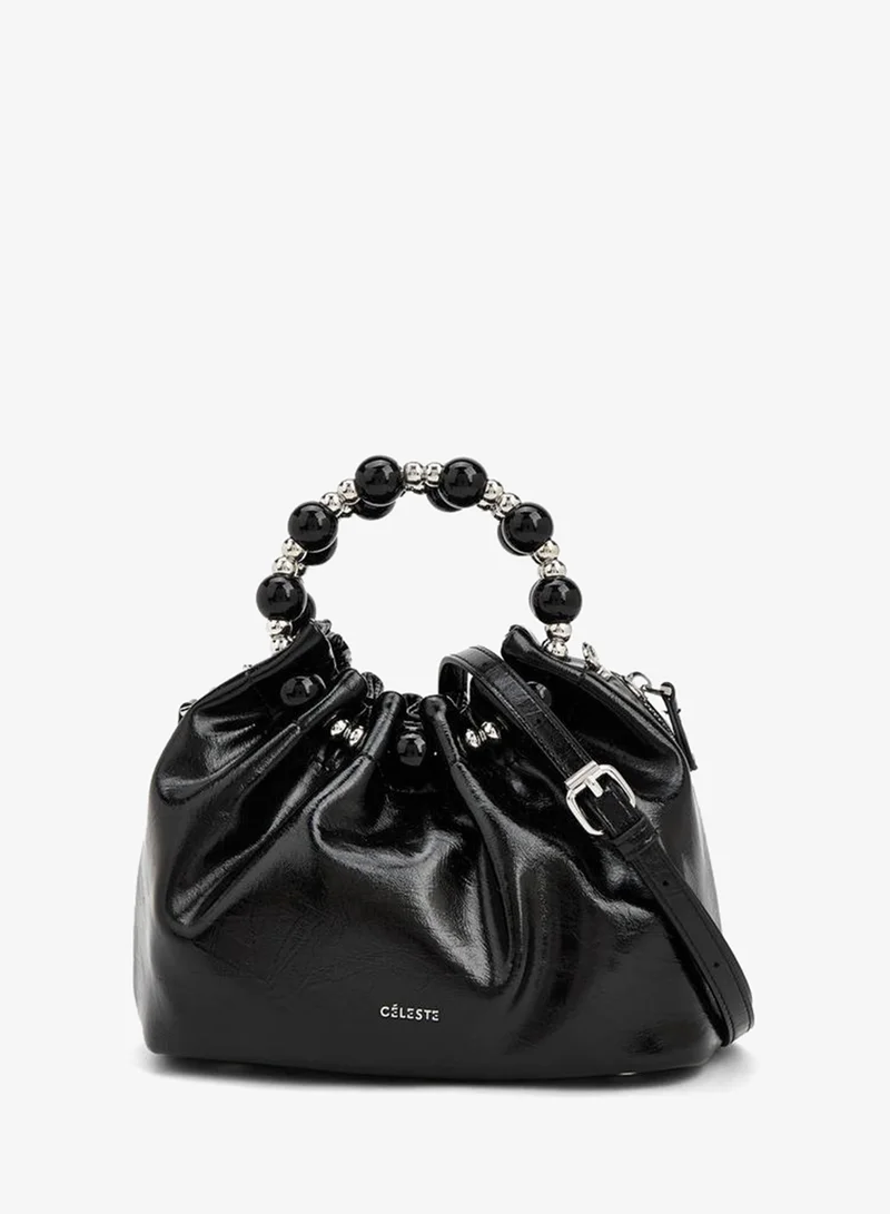 Celeste Ruched Crossbody Bag With Detachable Strap Ramadan Collections