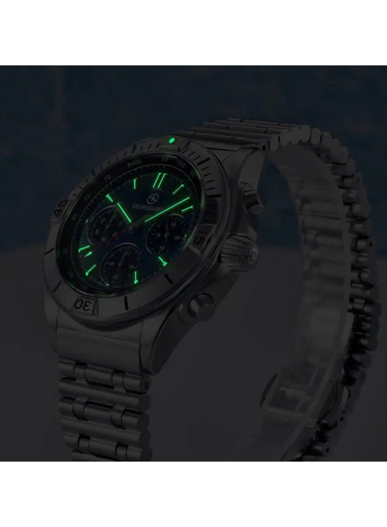 بيرسيجار ساعة بيرسيجار BG-1705 بيلاتريكس كرونوغراف من الستانلس ستيل - Image 4