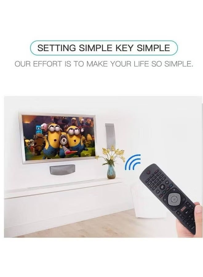 هوايو جهاز تحكم عن بعد بديل متوافق مع تلفزيون Philips Smart LCD LED - Image 2