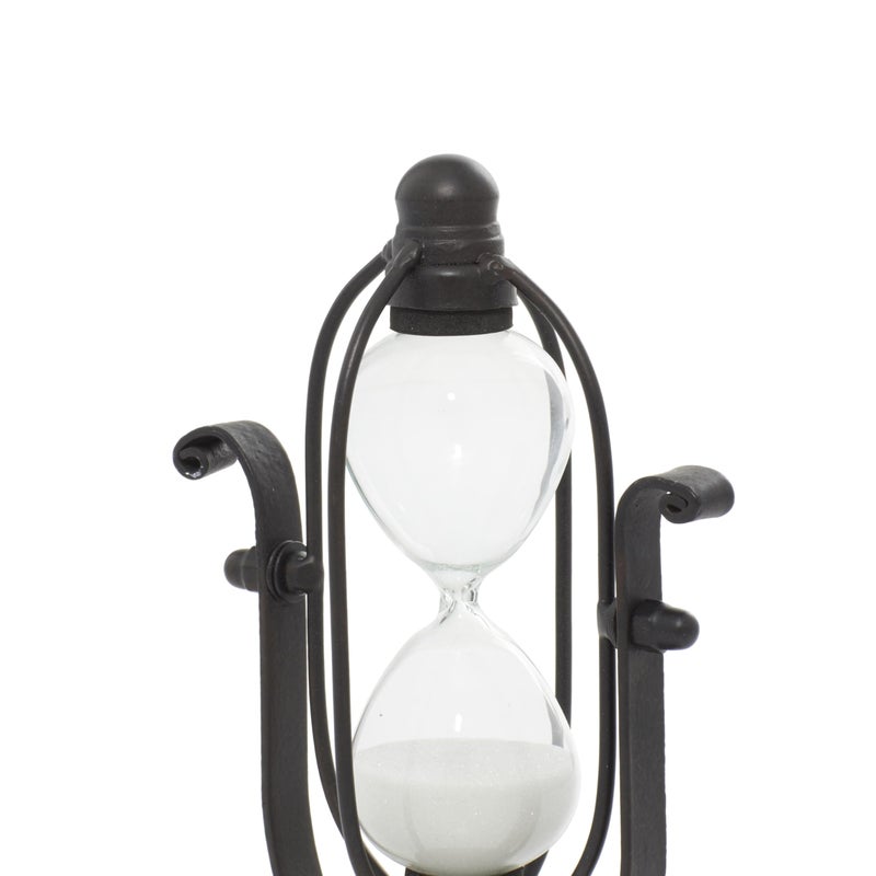 Deco 79 Traditional Metal Solid Timer, 4" x 4" x 8", Black - Image 5