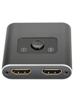 Arabest موزع HDMI 4K HDMI، 2 مدخل و1 مخرج أو 1 في 2 مخرج، يدعم 4K 60Hz 3D HD 1080P لشاشة الكمبيوتر، جهاز العرض، مشغل Blu-Ray، TV Stick، Switch، Xbox، PS5، HDTV الكمبيوتر المحمول  - Image 1