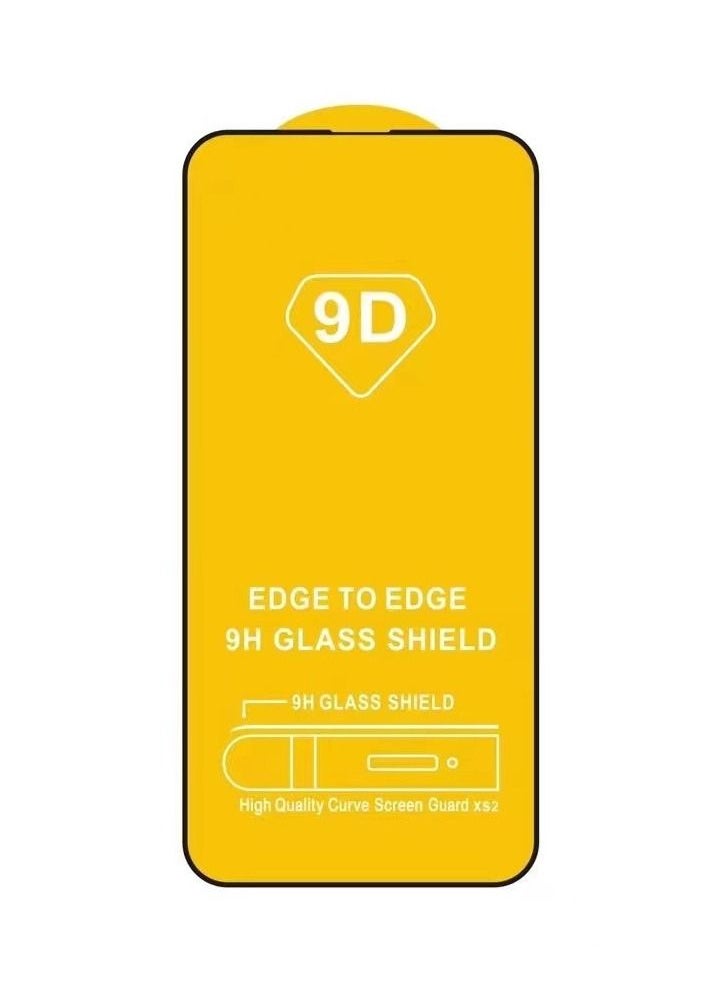 9D Tempered Glass Screen Protector With Rounded Edges For Apple iPhone 14 Pro Max And Apple iPhone 13 Pro Max , Scratch Resistant