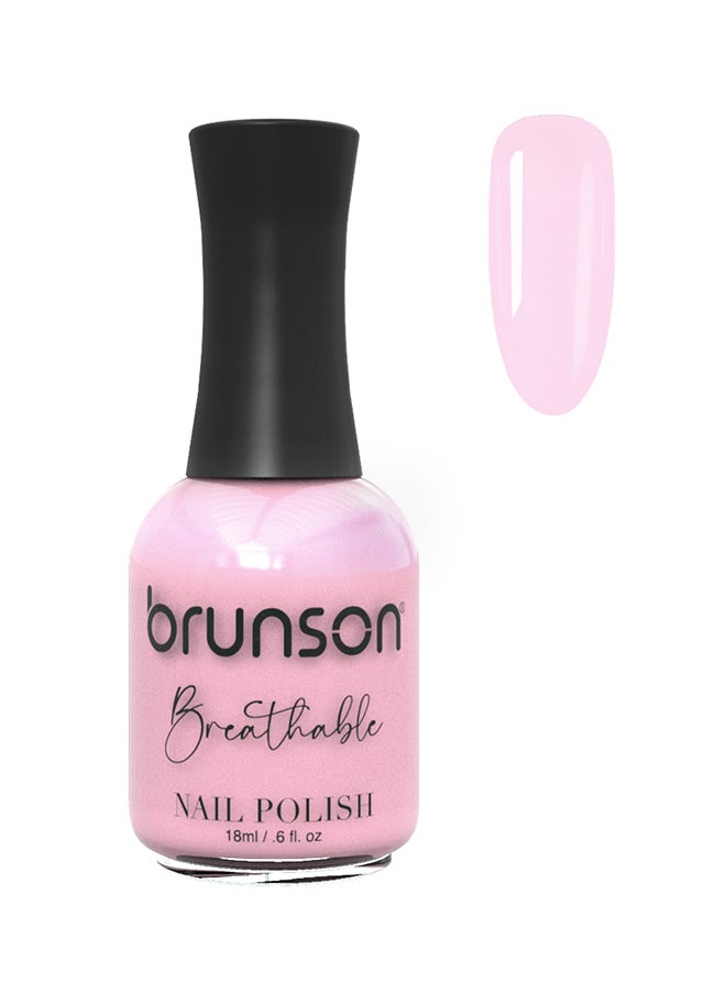 brunson Breathable Nail Polish Halal nail polish Wudu friendly Quick-Dry Vegan long lasting but easy peel off   18ml BH002 
