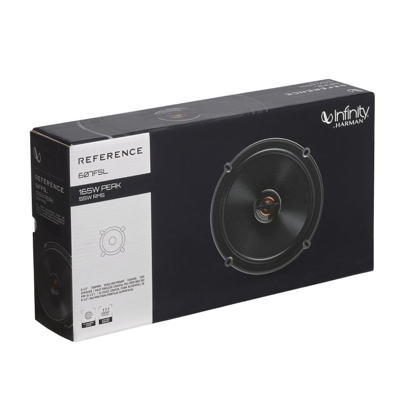 Infinity REF607FSL Shallow Mount 6.5 Inch 2 Way Coaxial Car Speakers - Pair - Image 5