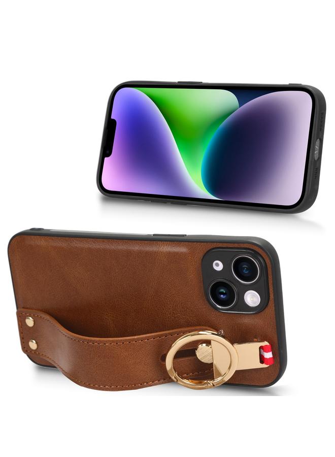 S-TOP Case For iPhone 13 Wristband Leather Back Phone Case - Image 3