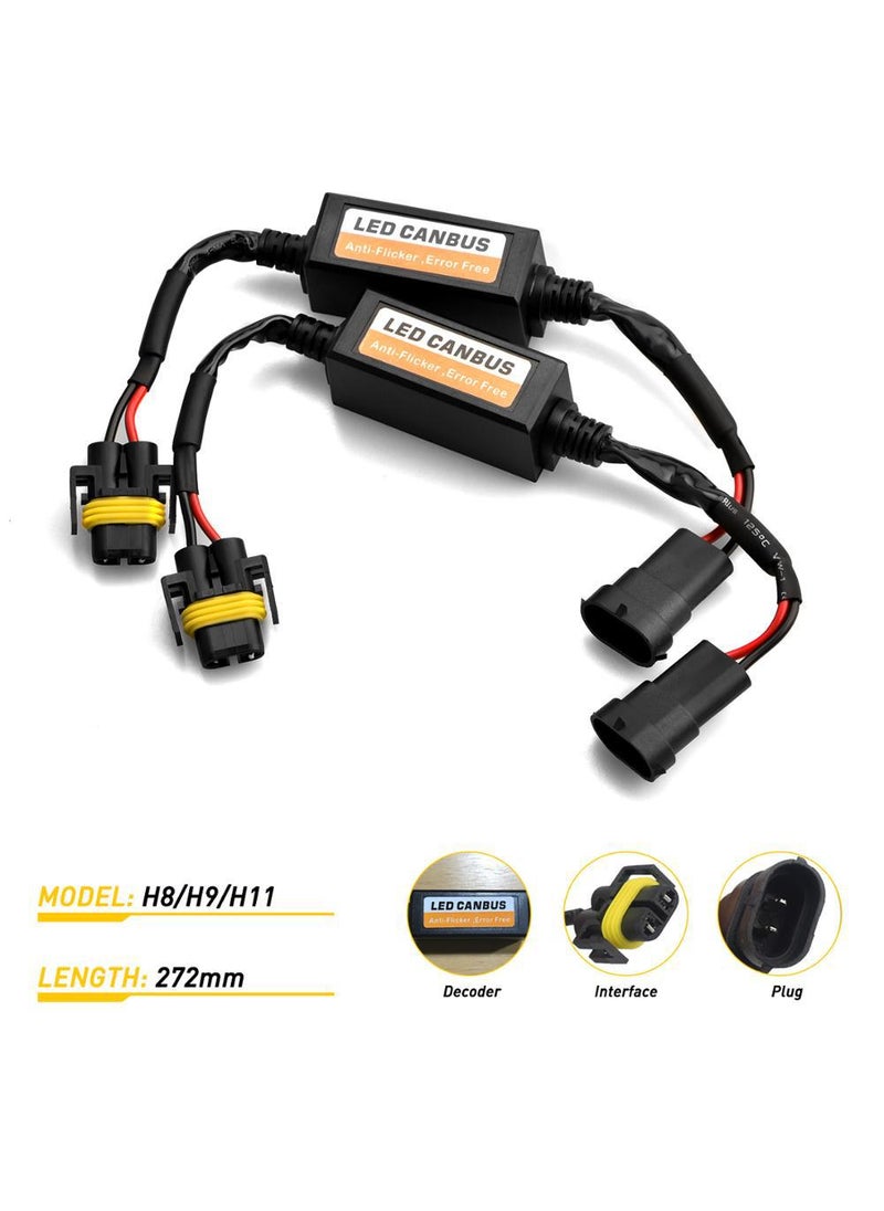 Generic Factory Direct Car LED Headlight Decoder EMC Anti-Flicker H8 H9 H11  - Image 1