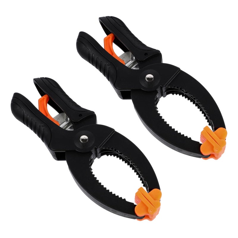 2pcs Heavy Duty Spring Clamps for Photography Woodworking Quick Release Lightweight Portable Craft Backdrop Clamps - Image 2