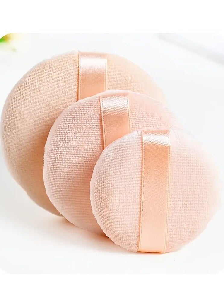 Powder Puff Round Cosmetic Powder Makeup Puffs Pads Makeup With Ribbon Face Powder Puffs For Loose Powder And Foundation Ideal For Makeup Beginner, 3 Sizes - pzsku/Z6F50D7C35A4EA7F7E338Z/45/_/1737444745/5848faa1-cdc6-4ebe-80c6-2d5ac0668bd9