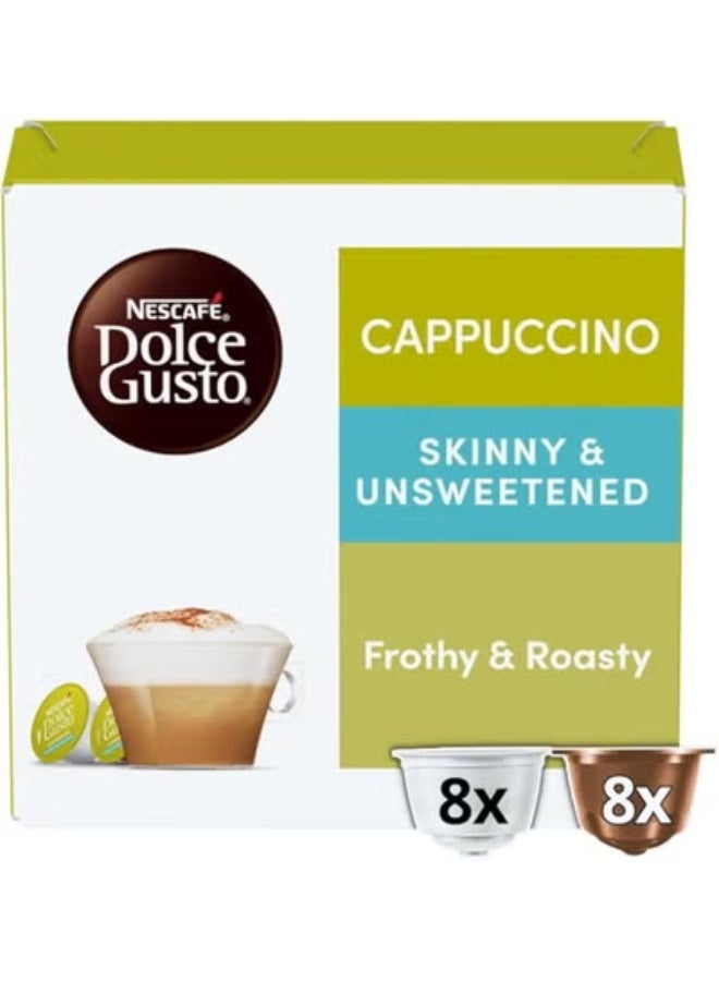 Dolce Gusto Nescafe Dolce Gusto Skinny Unsweetened Cappuccino  Coffee Capsules - 16 Capsules - Image 1