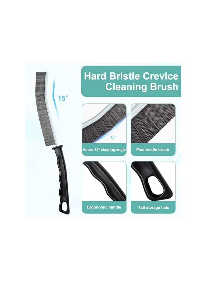 PROMASS Black Gap Cleaning Brush, New Multifunctional Crevice Cleaning Tool, Dead Corners Brushes for Bathroom Kitchen Tiles Window Door Slots(3pc) - Image 4