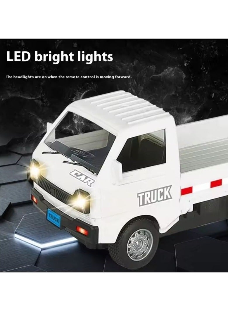 Remote Control Truck Car for Kids, 1:16 Scale All Direction Driving RC Vehicle with Realistic LED Headlights , Rechargeable Battery Included - Image 3
