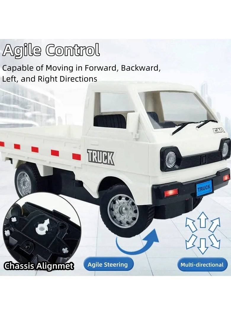Remote Control Truck Car for Kids, 1:16 Scale All Direction Driving RC Vehicle with Realistic LED Headlights , Rechargeable Battery Included - Image 4