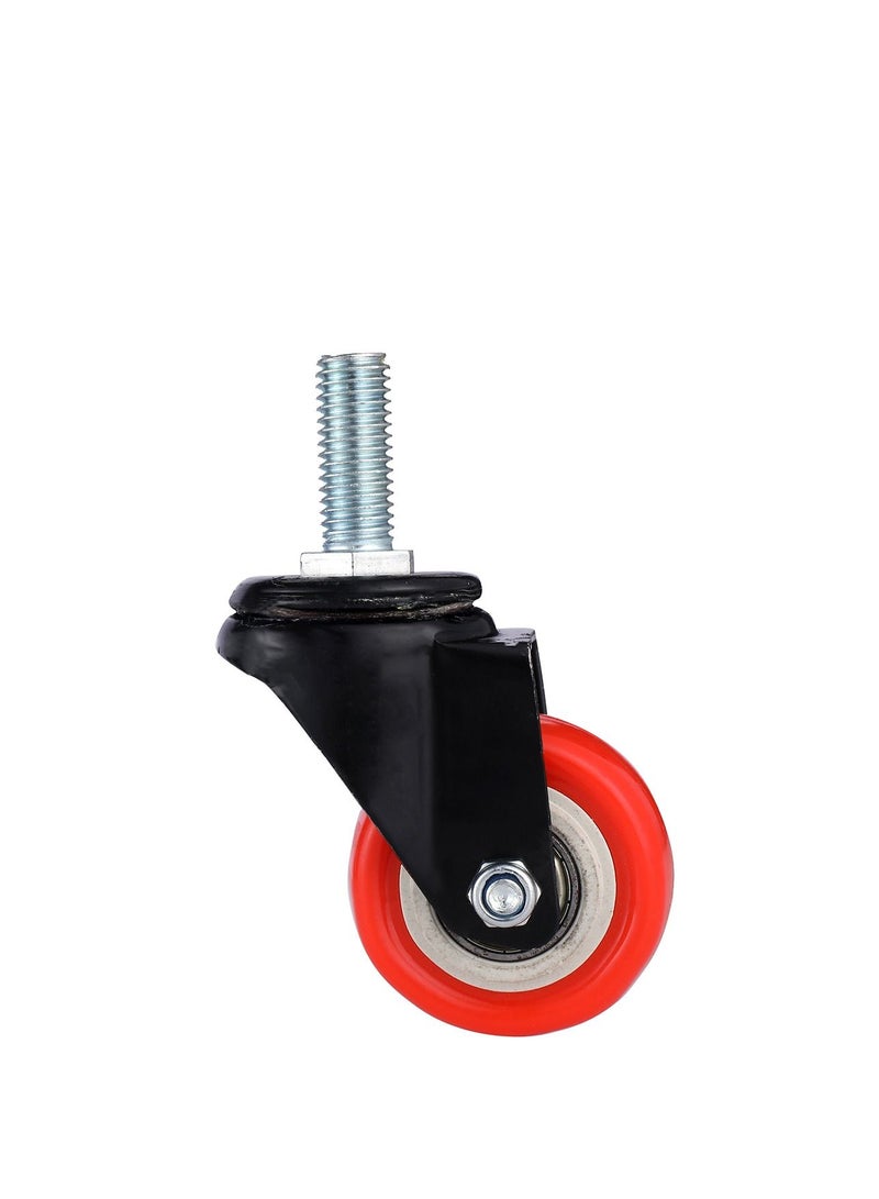 بي إم بي تولز طقم عجلات متحركة مع كرة مزدوجة و مع مسمار مكون من قطعتين - 63 ملم - أسود - Image 2