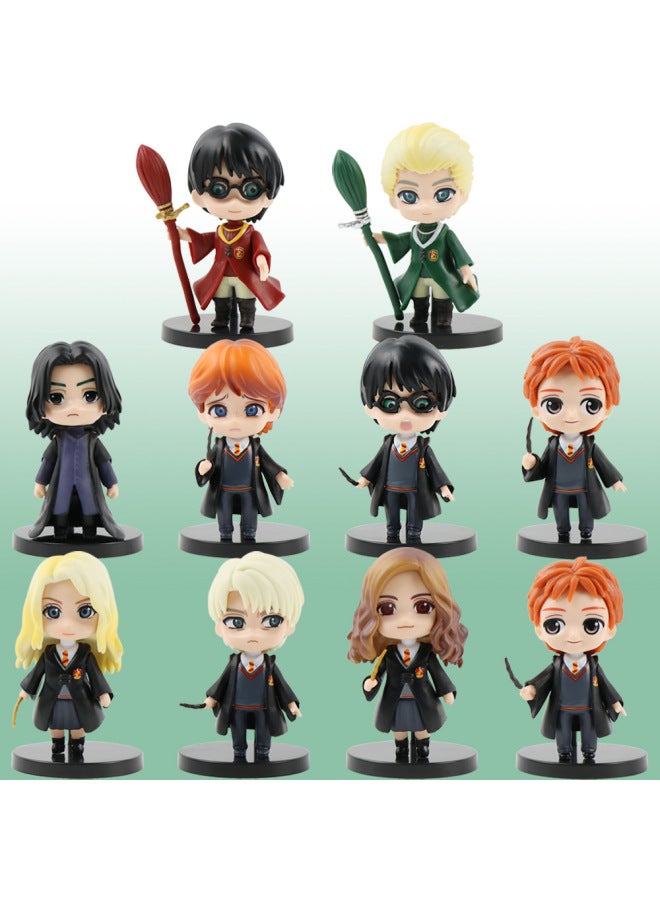 هاري بوتر صناعة يدوية هاري بوتر رون أنيمي الطرفية صندوق أعمى لعبة البيض آلة التواء دمية دمية بالجملة-اللون: 8 أنواع من وضعية الجلوس - Image 3