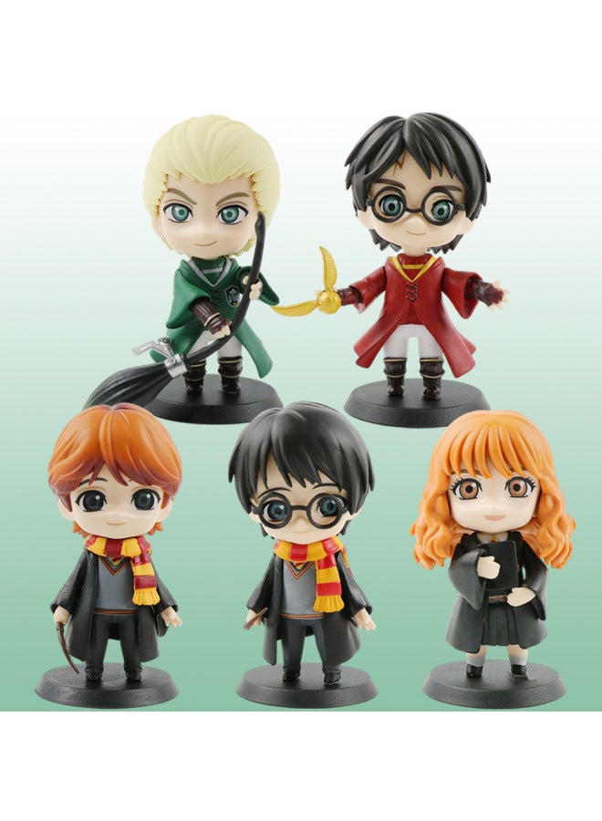 هاري بوتر صناعة يدوية هاري بوتر رون أنيمي الطرفية صندوق أعمى لعبة البيض آلة التواء دمية دمية بالجملة-اللون: 8 أنواع من وضعية الجلوس - Image 4