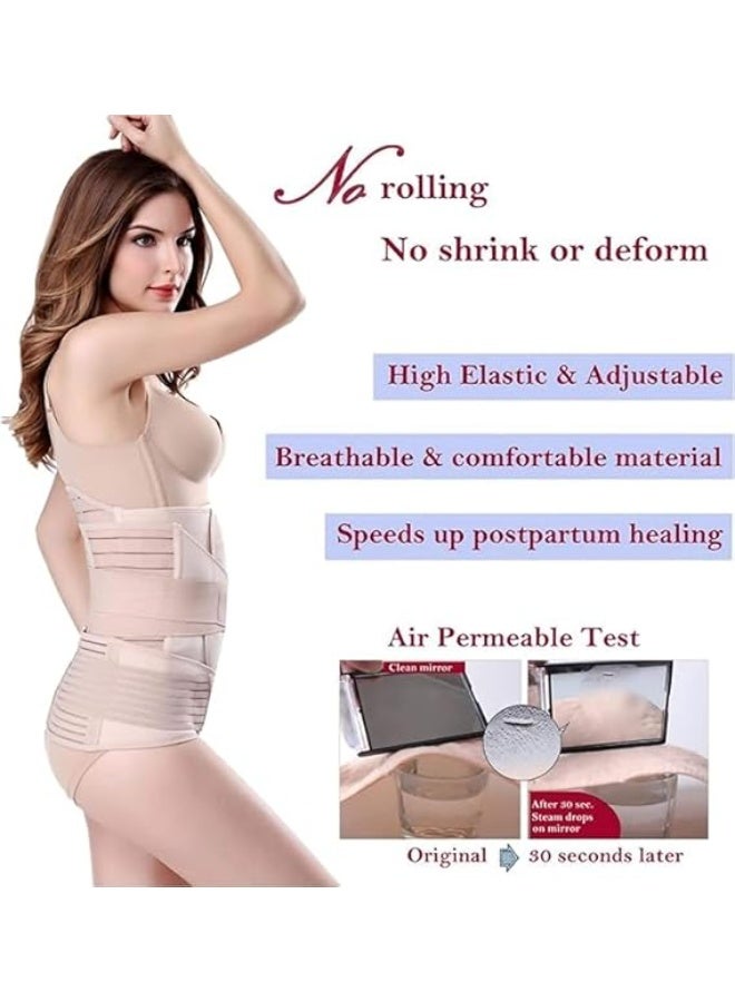 Postpartum Body Shaper Support Belt Set for Women – Belly Waist & Pelvis Support Belts – Adjustable Slimming Shapewear – Tummy Control for Postpartum Recovery - Image 3