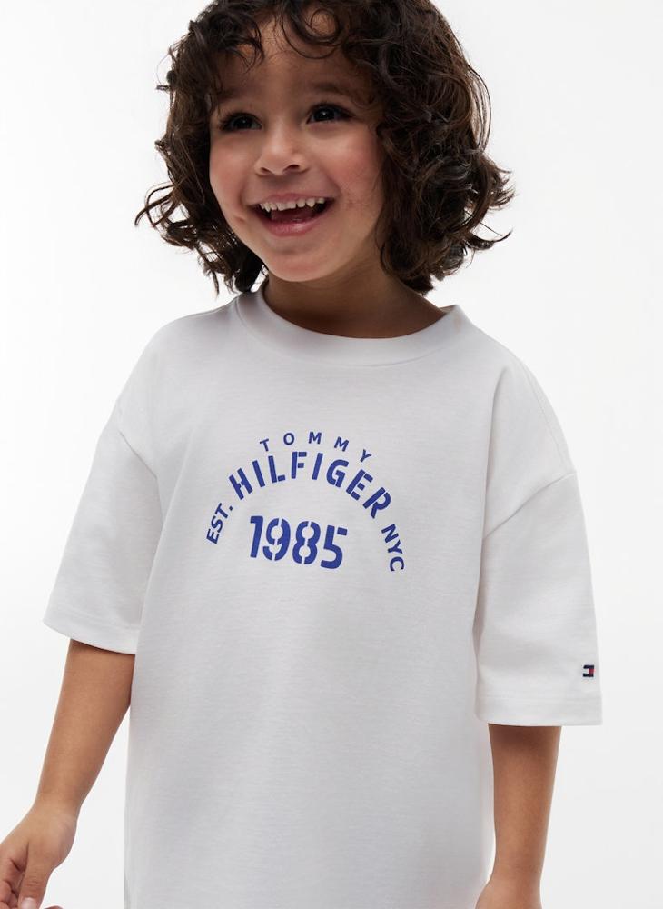 TOMMY HILFIGER Terry T-Shirt And Shorts Outfit - Image 4
