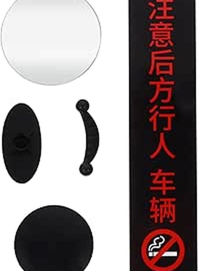 2 Pcs Wide Angle Blind Spot Mirrors for Cars Easy Installation Glass and Plastic Construction - Image 1