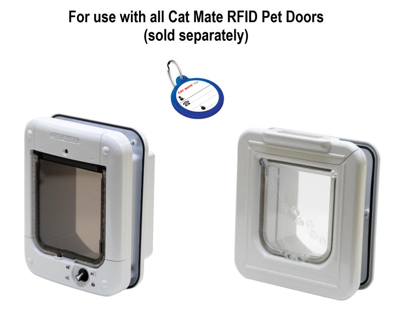 Cat Mate Collar Worn Electronic Pet ID Disc (310) - RFID Microchip Disc, Provides Pets with a Unique Identity Without a Microchip, Compatible with RFID-Enabled Closer Pets and Cat Mate Products - Image 2
