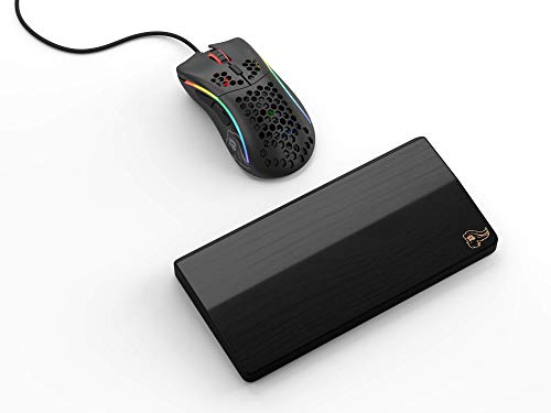 Glorious Gaming Wooden Mouse Wrist Rest OnyxBlack for Gaming Mice Wood Ergonomic Palm Rest 8x4x075 inches19mm Thick GVMDark - Image 3
