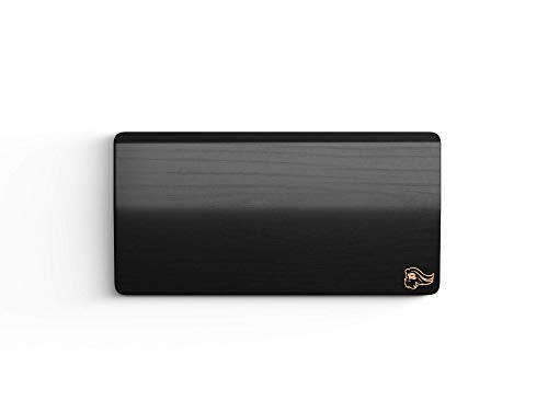 Glorious Gaming Wooden Mouse Wrist Rest OnyxBlack for Gaming Mice Wood Ergonomic Palm Rest 8x4x075 inches19mm Thick GVMDark - Image 1