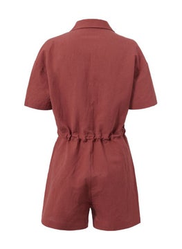 Women Plain Short Sleeve Playsuit, Red - pzsku/Z6F518D2BE67F4E298CC0Z/45/_/1740492747/8cf4d3aa-1f22-4094-9a2b-1c65cee3b666