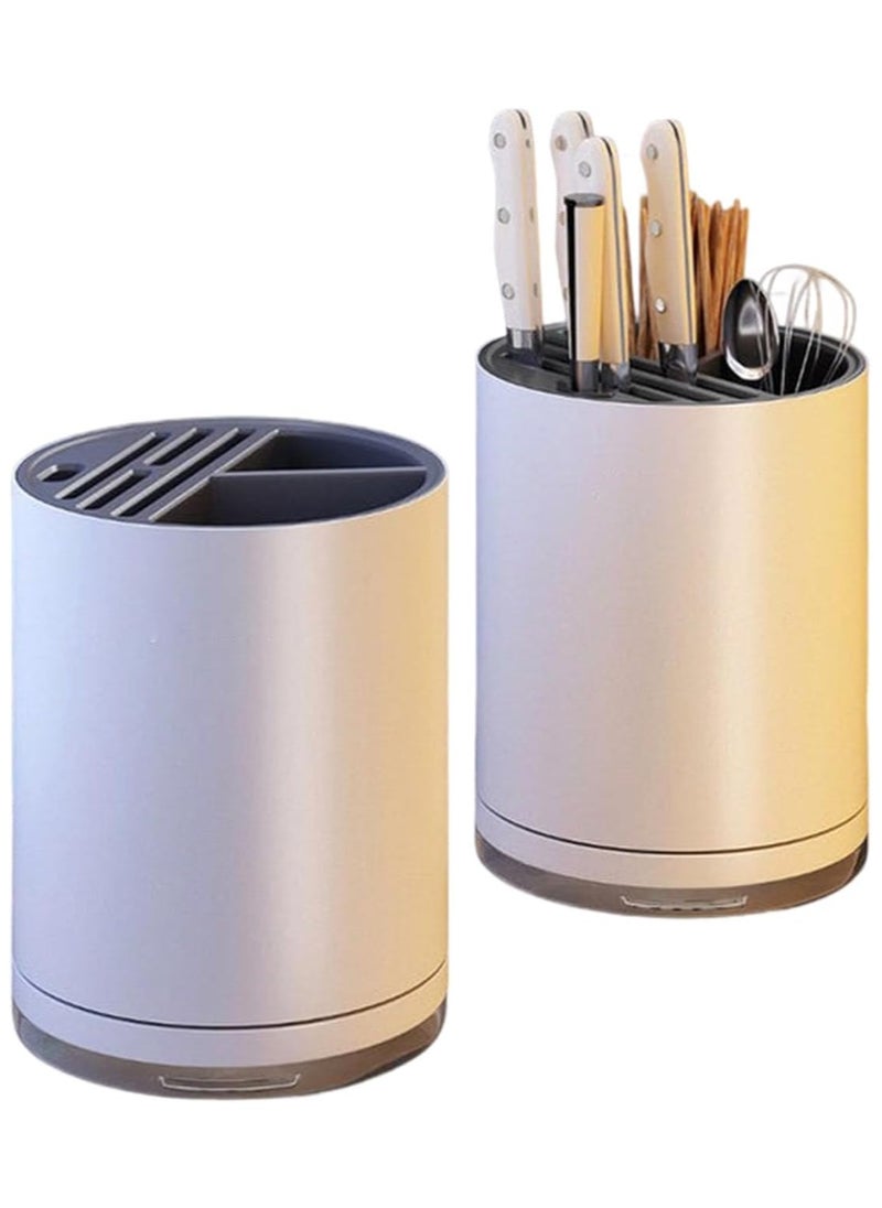 LIMITLESS Long Handle Plan knife Block, Knife Storage Block, Cutlery Knife Block, Household Knife Rack, Holder for Knife,spoon,chopstick,for Storage Rack, Kitchen Storage Rack  - Image 1