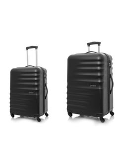 AMERICAN TOURISTER PRESTON 2-Piece Luggage Set (Cabin & Large) - Hard Shell, Black 