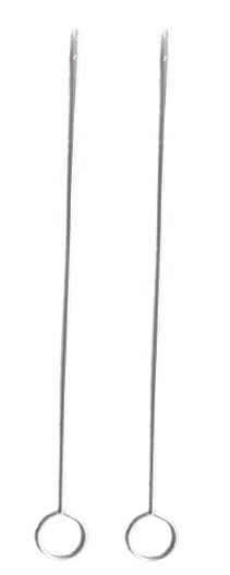 advancedestore 2PCS Stainless Steel Loop Turner Sewing Hook Tool DIY Knitting Accessories - Image 4