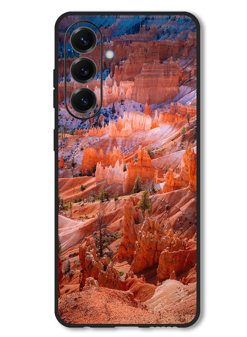 Theodor Case Compatible with Samsung Galaxy M56 6.74 Inch Protection Shockproof Bumper Cover rocks_mountains_landscape - Image 1